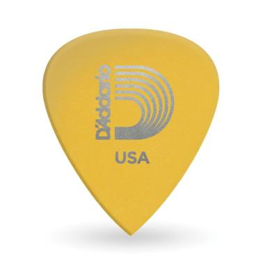 Imagem de Palheta D'Addario Duralin Precision 6DYL3-10 Leve-M Ponta Acentuada Delrin Amarela com 10 Unidades