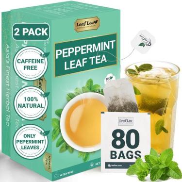 Imagem de Chá de Hortelã LeafLea 80 Sachês Sem Cafeína