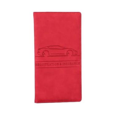 Imagem de Suporte Magnético Para Cartão De Registro E Seguro De Carro, Organizad