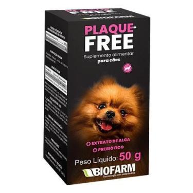 Imagem de Biofarm Plaque Free 50g Suplemento para Cães com Prebiótico e Extrato 