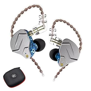 Imagem de Fone de Ouvido KZ ZSN PRO Retorno de Palco Intra Auricular Case (Azul Sem Microfone)
