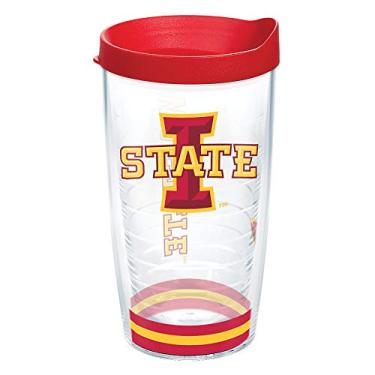 Imagem de Tervis Feito nos EUA com parede dupla Iowa State University ISU Cyclones copo isolado mantém as bebidas frias e quentes, 473 ml, ártico