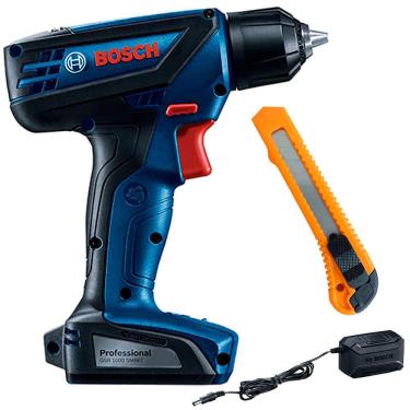 Imagem de Parafusadeira e Furadeira à Bateria 12V Bivolt BOSCH + Estilete