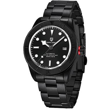 Imagem de Pagani Design BB58 Relógios masculinos relógio mecânico masculino luxuoso relógio automático NH35 100 m à prova d'água.., PD1709 Todo preto, Relógio Automático