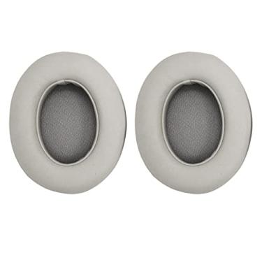 Imagem de mingzhe Almofadas de ouvido para fone de ouvido Capa protetora de substituição de espuma de memória de proteína Almofadas de ouvido compatíveis com Beats Studio 2/3 cinza