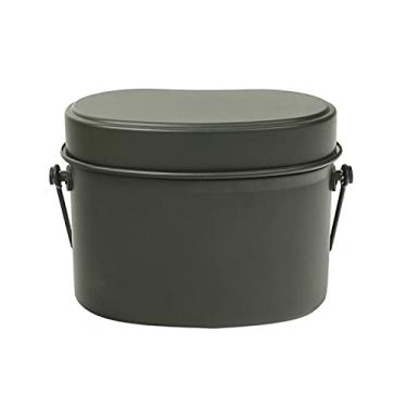 Imagem de 1.2L / 1.5L Cantina Militar ao Ar Livre Mess Tin Kit Panelas de acampamento Lancheira Pote de cozinha para mochila Pesca Caminhadas Piquenique