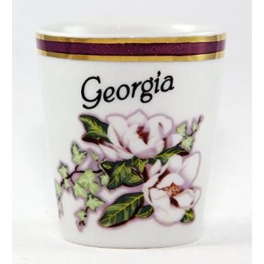 Imagem de Copo de dose Georgia Vintage Marble Magnolia