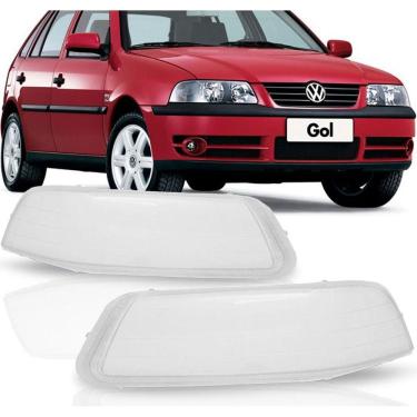 Imagem de Par Lente Farol Vw Gol G3 1999 2001 2002 2003 2004 2005
