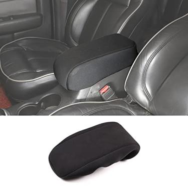 Imagem de PIUGILH Capa protetora de almofada macia para apoio de braço do console central para Hummer H3 2005-2009, almofada de apoio de braço para carro em tecido de tecido