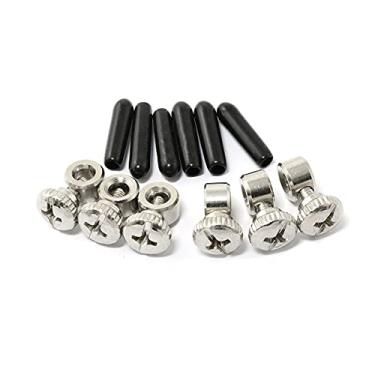 Imagem de Pro Bamboo Kitchen 6 conjuntos de parafusos de substituição e tampas de extremidade para cordas de pular de cabo de velocidade