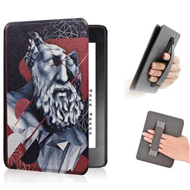 Imagem de Capa compatível com a 11ª geração do Kindle lançado em 2022, modelo (C2V2L3). Capa à prova de queda com alça de mão e despertar para hibernar automático, não para Kindle Paperwhite de 11ª geração