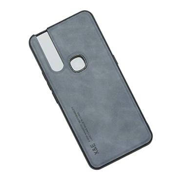 Imagem de Kepuch Silklike Capa para Vivo V15/S1 - Case Placa de Metal Embutida para Vivo V15/S1 - Azul