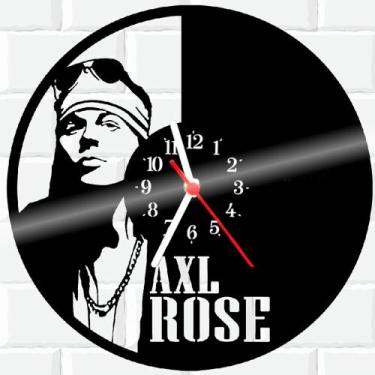 Imagem de Relógio De Vinil Disco Lp Parede  Axl Rose Guns N Roses - Rb Criações