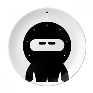 Imagem de Universo Alienígena Monstro Robô Prato Decorativo de Porcelana Salver Prato de Jantar