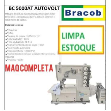Imagem de Galoneira Industrial Bc5000d Direct Drive-Bracob+13 Itens