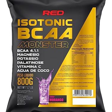 Imagem de Suplemento Isotonic BCAA Monster Red Series Sabor Morango 800g