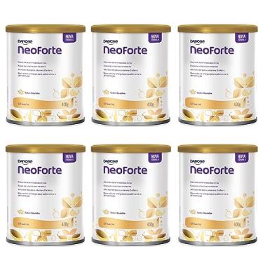 Imagem de Kit 6 Latas de Fórmula Infantil Neoforte 400g No Sabor Baunilha - Promoção