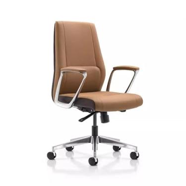 Imagem de WAOCEO Cadeira de escritório moda móveis de escritório cadeira de escritório luxo cadeira de estudo moderna cadeira giratória de luxo cadeira elevável de escritório cadeiras de mesa (cor: marrom)