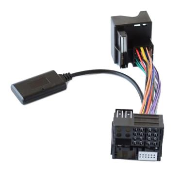Imagem de Áudio Bluetooth cabo AUX  adaptador de tomada grande  12 pinos para BMW E60  E63  E64  E61  E62