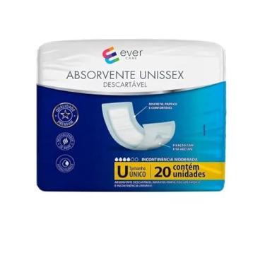 Imagem de Absorvente Geriatrico Ever Care Unissex Tamanho Unico 20 Unidades