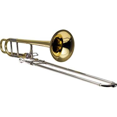 Imagem de Trombone de Vara HARMONICS Tenor Bb/F HSL-801L Laqueado