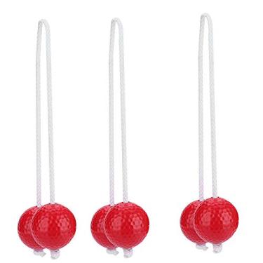 Imagem de 3 Pares de Bolas de Golfe da, Lance Bolas Conjunto de Bola de Golfe Bola de Golfe Lance Bolas Conjunto de Bolas Esportivas de Substituição para o Jogo do Lance (vermelho)