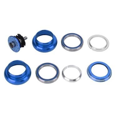 Imagem de Viaron 34mm Fone De Ouvido Para Bicicleta, Leve, Liga De Alumínio, Rolamento Duplo, Garfo Dianteiro, Fone De Ouvido Para Bicicletas De Montanha E Estrada(azul)