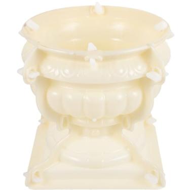 Imagem de Yardwe Moldes de vaso de flores de concreto, molde de plantador de urna, vasos de orquídeas, molde de plantador alto, faça você mesmo, urna, vaso de flores, molde de plástico, molde de recipiente de