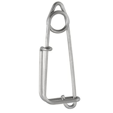 Imagem de Dr.Fish Pacote com 10 Clipes Trotline de Aço Inoxidável Clipes de Isca Snap Snaps de Pesca Clipes Longline Catfish Clipes de Atum Troca Rápida Clipes de Pesca