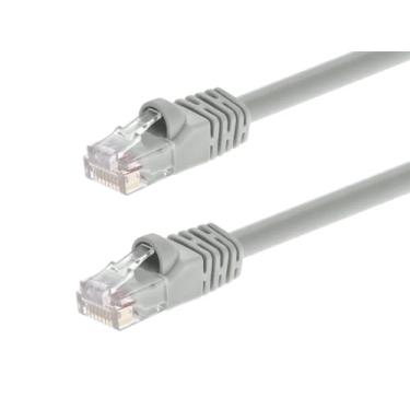 Imagem de Monoprice Cabo de rede 3FT 24AWG Cat6 500MHz Crossover Ethernet Bare Copper - Cinza