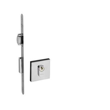 Imagem de Fechadura Externa Canto Red. Rolete Maq 55mm Pado Cromado