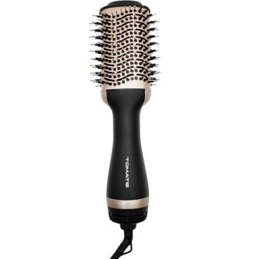 Imagem de Escova Secadora 1000W Multifuncional 3 em 1 Seca Modela e Alisa com Controle de Temperatura e Cabo Giratório 110V