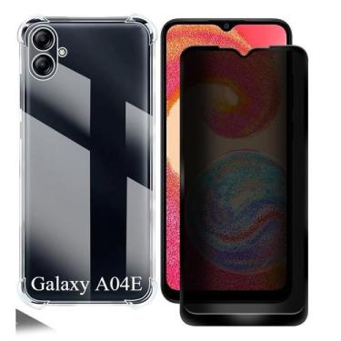 Imagem de Kit Capa Transparente + Película 3D de Vidro Privacidade Samsung Galax