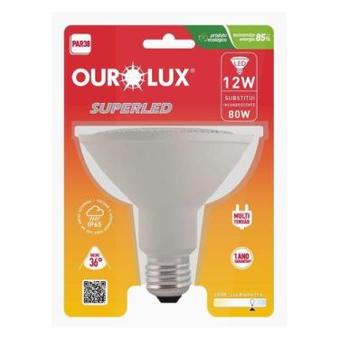 Imagem de Lâmpada Led Par 38 Bivolt 12 Watts Branco Frio 6500K - OUROLUX