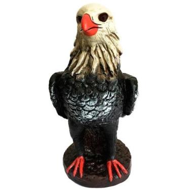Imagem de Águia Soberana Grande Decorativa Rústica - Sabedoria e Prosperidade - 