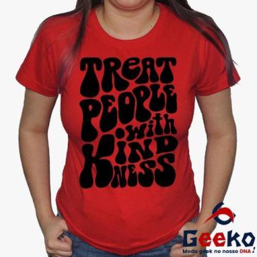 Imagem de Baby Look Harry Styles 100% Algodão - Treat People With Kindness - Pop