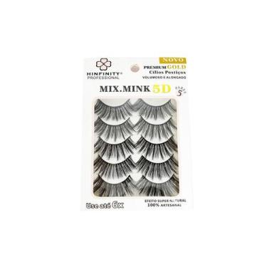 Imagem de  Cílios Postiços Profissional Hinfinity Pro Mix Mind 5D , GT08