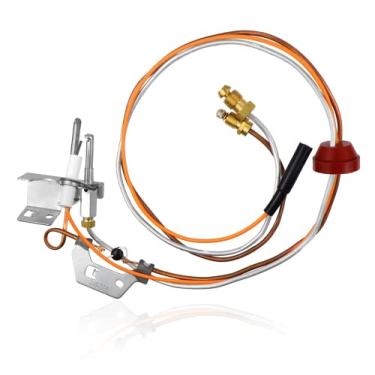 Imagem de Conjunto piloto a gás natural 9003542, substituição para 100109295 9003542005 18324-190 conjunto piloto de aquecedor de água compatível com A.O.Smith, Kenmore State GS e GSX kit de aquecedor de água a gás natural