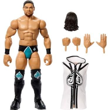 Imagem de Mattel WWE Elite Action Figure & Accessories, 6-inch Collectible JD McDonagh with 25 Articulation Points, Life-Like Look & Swappable Hands
