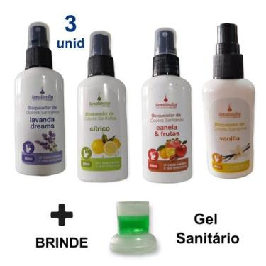 Imagem de 3 Neutralizador de Odor Sanitário Elimina Odor Banheiro Free Coco 60ml