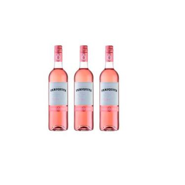 Imagem de Kit Vinho Periquita Rosé Meio Seco 750ml 3 unidades