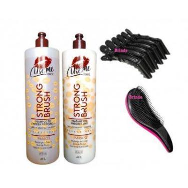 Imagem de Kit alisamento progressiva strong brush use me 2x1 - Poderosa Sempre