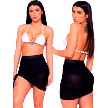 Imagem de Saida De Praia Canga Modelo Curtininha Moda Verão - jUSCELIATRICOT