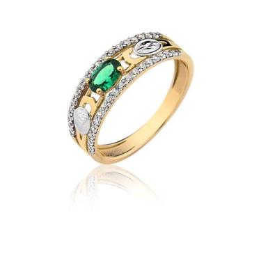 Imagem de Anel De Formatura Feminino Em Ouro 18k An129 - MAEHLER JOIAS, 13/Doura