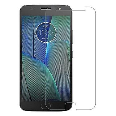 Imagem de AMZER Protetor de tela de vidro temperado transparente HD Kristal para Motorola Moto G5S Plus - HD transparente