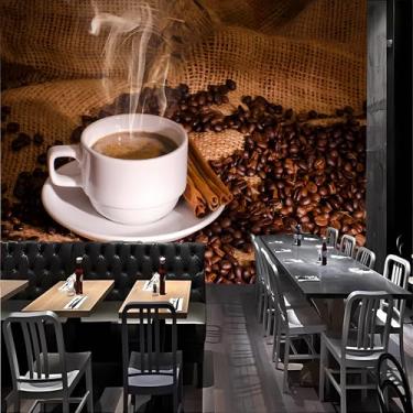 Imagem de Lcythiazole Mural de tamanho personalizável - papel de parede mural de café, mural de café, papel de parede de fundo de café, descasque e cole, para lojas e supermercados.