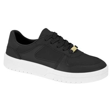 Imagem de Tenis Feminino Moleca Sneaker Casual Vih Tube, Preto01, 35