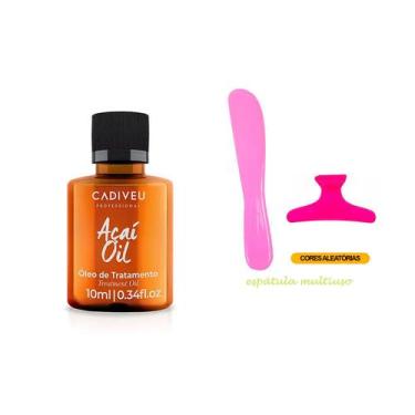 Imagem de Selante de Pontas Açaí Oil Cadiveu 10ml +Presilha/Espátula - Cadiveu P