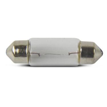 Imagem de Lâmpada Torpedo Teslla C5W 5W 12V Luz Amarela Aplicação Placa, Branco