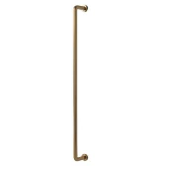 Imagem de Puxadores de armário de latão antigo, maçanetas de porta de móveis com placa traseira, maçanetas e puxadores de gaveta de bronze champanhe para cozinha, UBR, 320 mm, 1 unidade